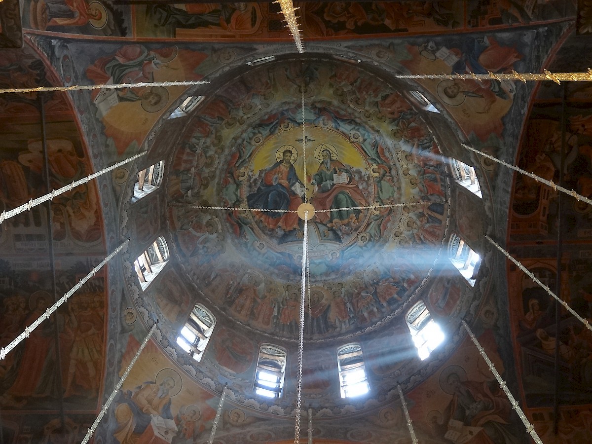 Monastère de Rila, fresque intérieure (source : rilskimanastir.org)